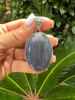 Sterling Silver Blue Blue Labradorite Pendants | Ulka Rocks