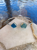 Eden Collection - Gemstone Sterling Silver Bracelet Cuffs - Multiple Stones Available | Ulka Rocks
