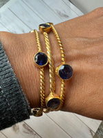 Gemstone Earrings and Bracelets - Iolite | Ulka Rocks