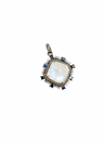 Moonstone Sapphire Pendant and Sapphire Necklace