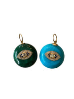 14K Evil Eye Gemstone Charms | Ulka Rocks