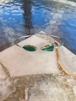 Eden Collection - Gemstone Sterling Silver Bracelet Cuffs - Multiple Stones Available | Ulka Rocks