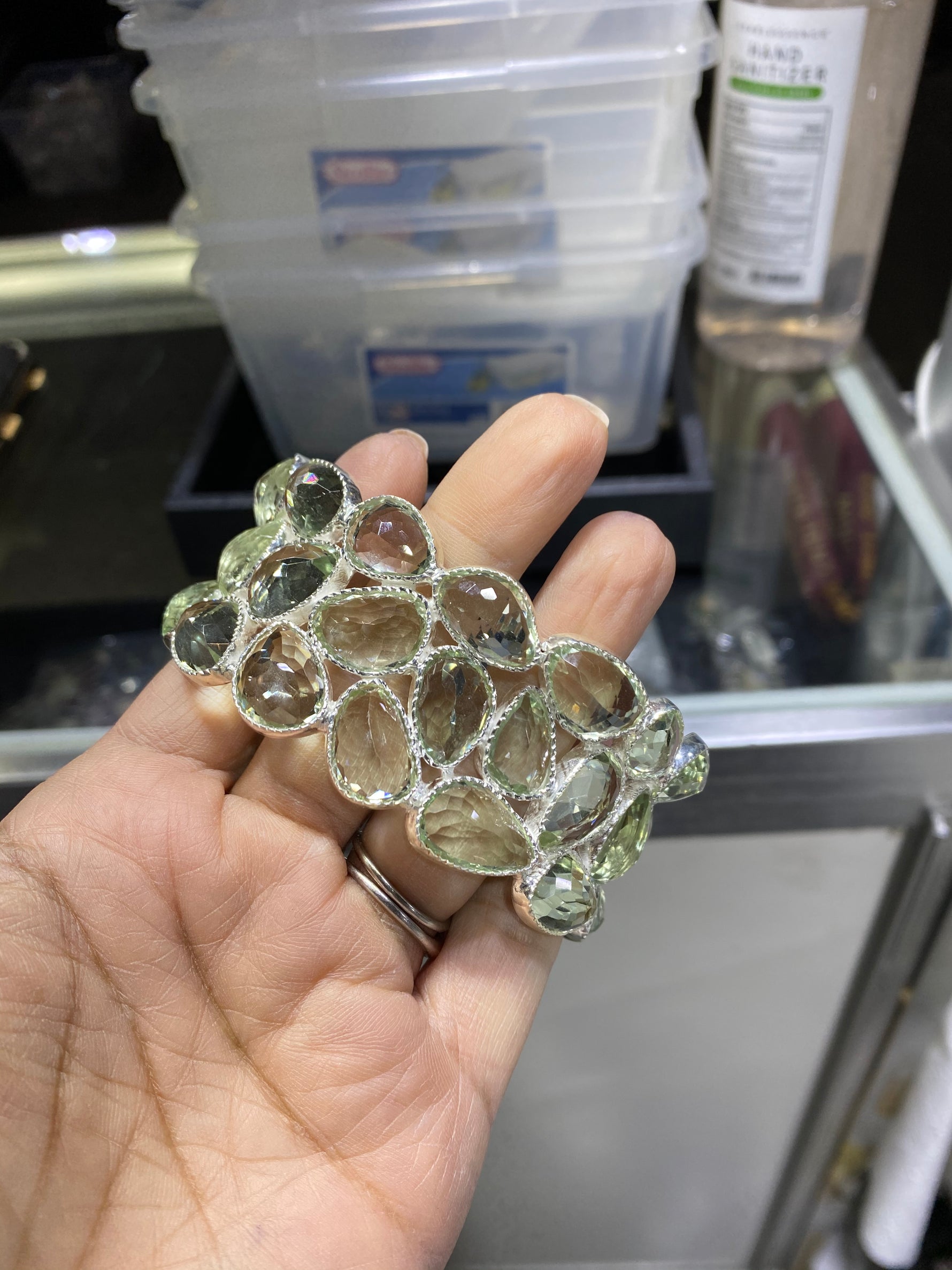 Gemstone Sterling Silver Bracelet Cuffs - Multiple Stones Available | Ulka Rocks