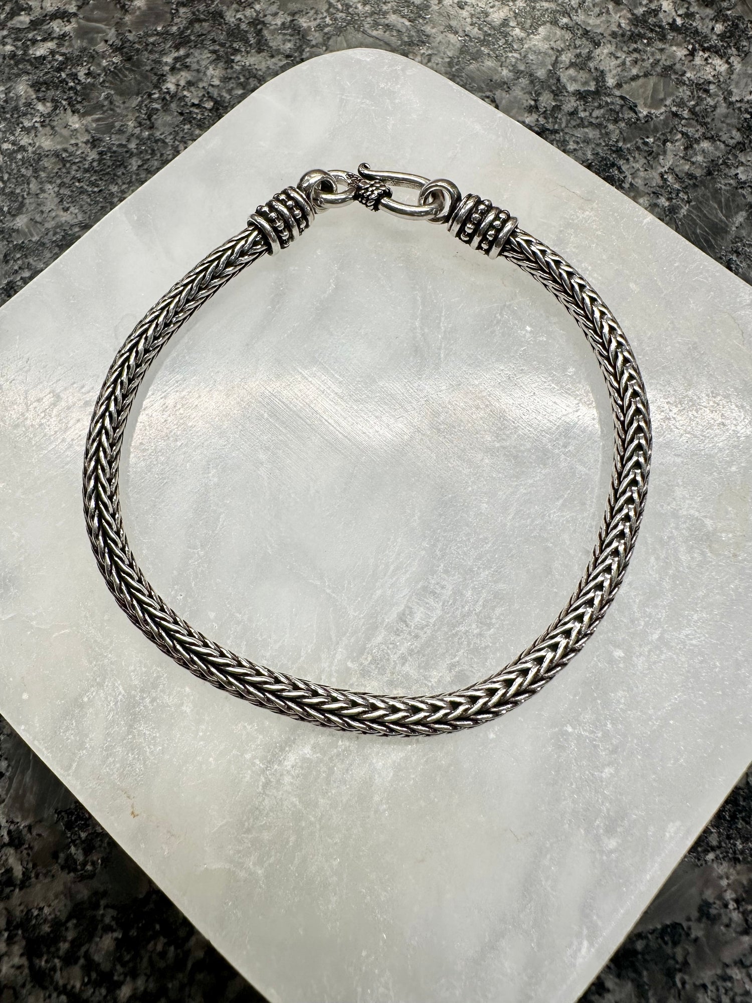 Sterling Silver Rope Bracelet | Ulka Rocks