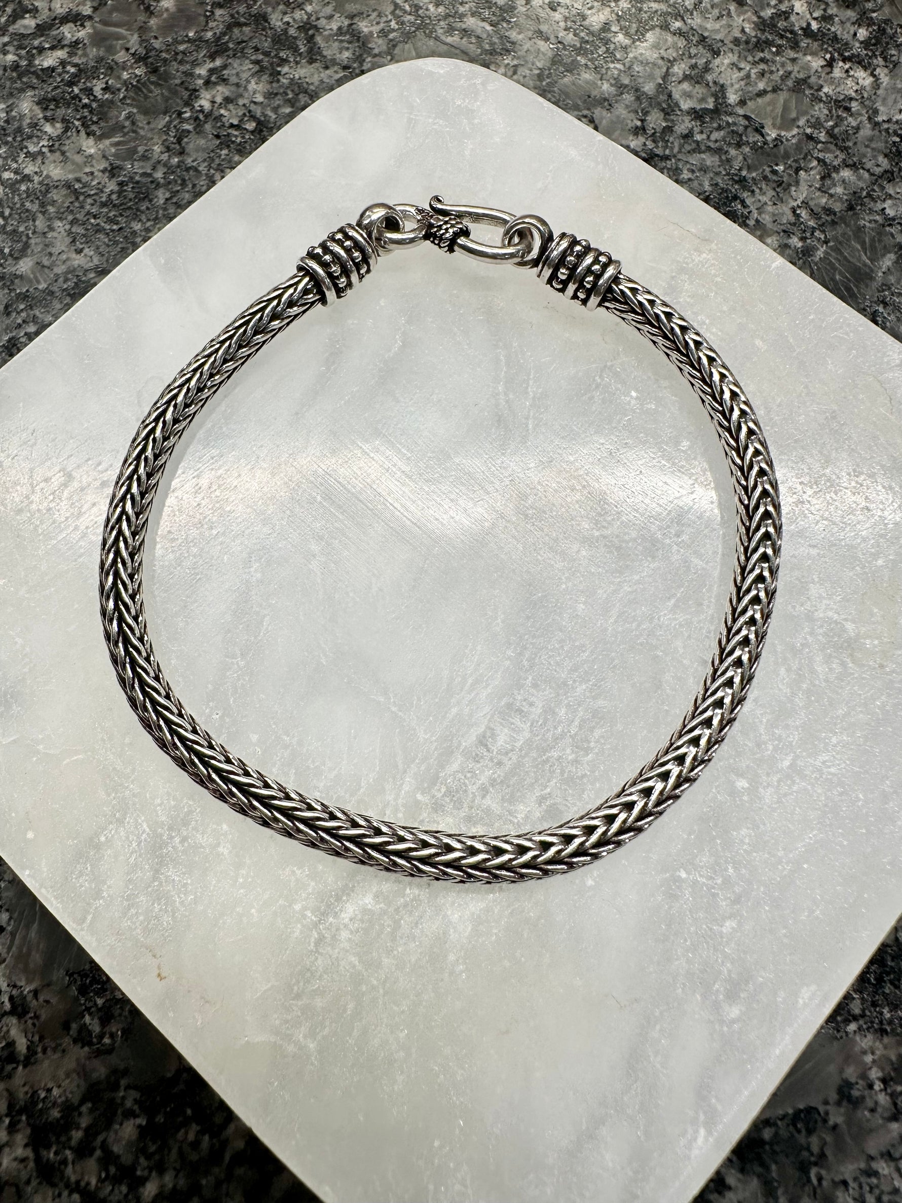 Sterling Silver Rope Bracelet | Ulka Rocks