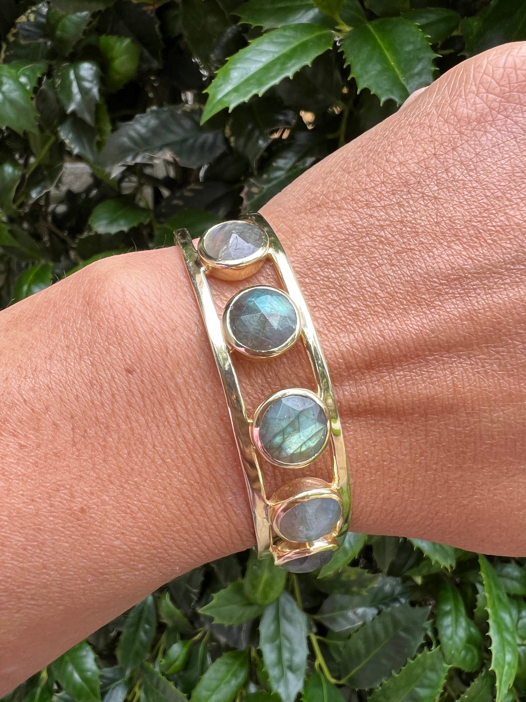 Blue Labradorite Earrings | Ulka Rocks