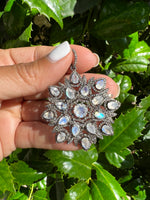 Blue Moonstone Starburst Koss Pendant | Ulka Rocks