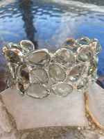 Gemstone Sterling Silver Bracelet Cuffs - Multiple Stones Available | Ulka Rocks