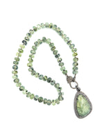 Prehnite Necklace and Pendant | Ulka Rocks
