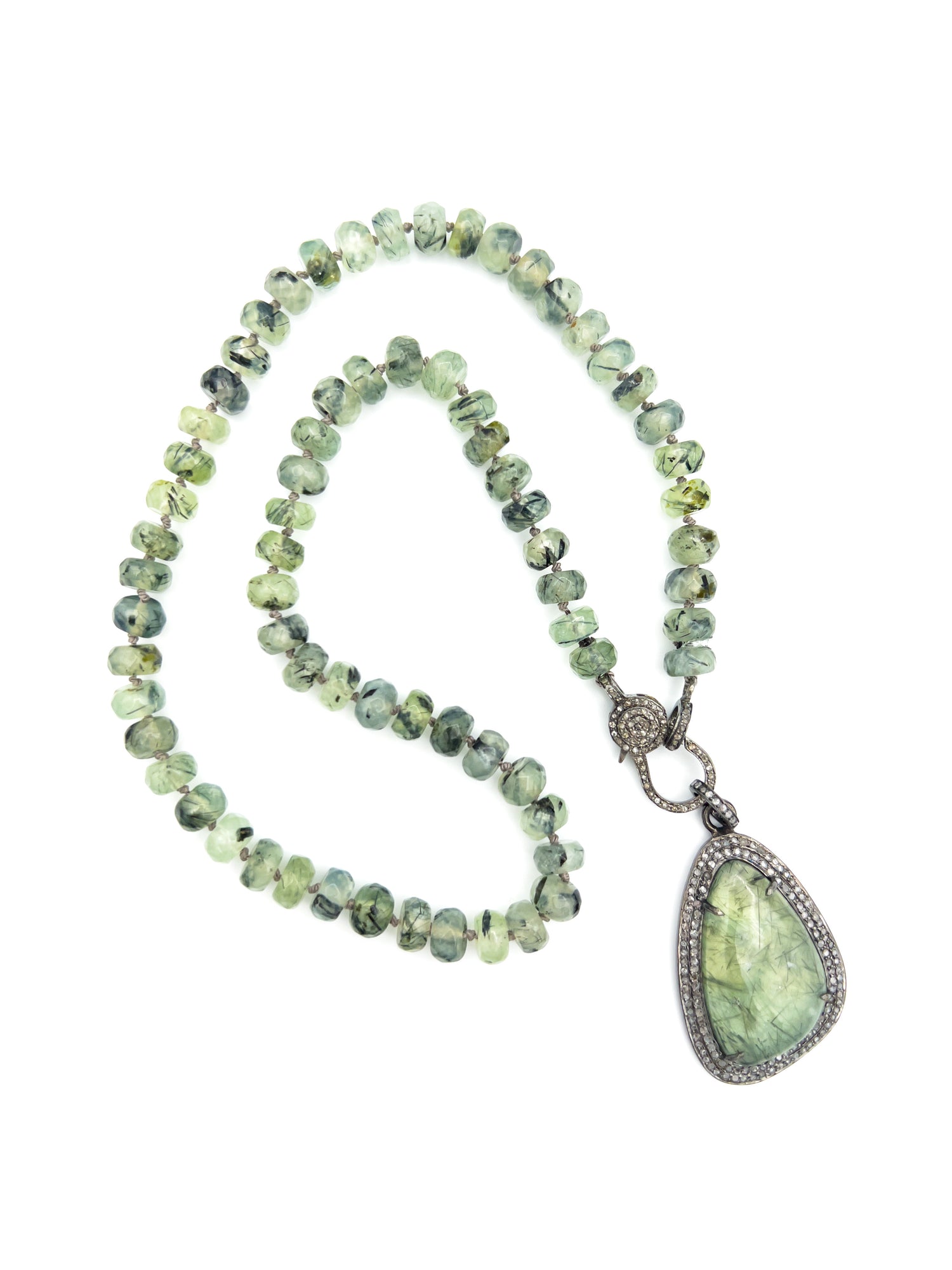 Prehnite Necklace and Pendant | Ulka Rocks