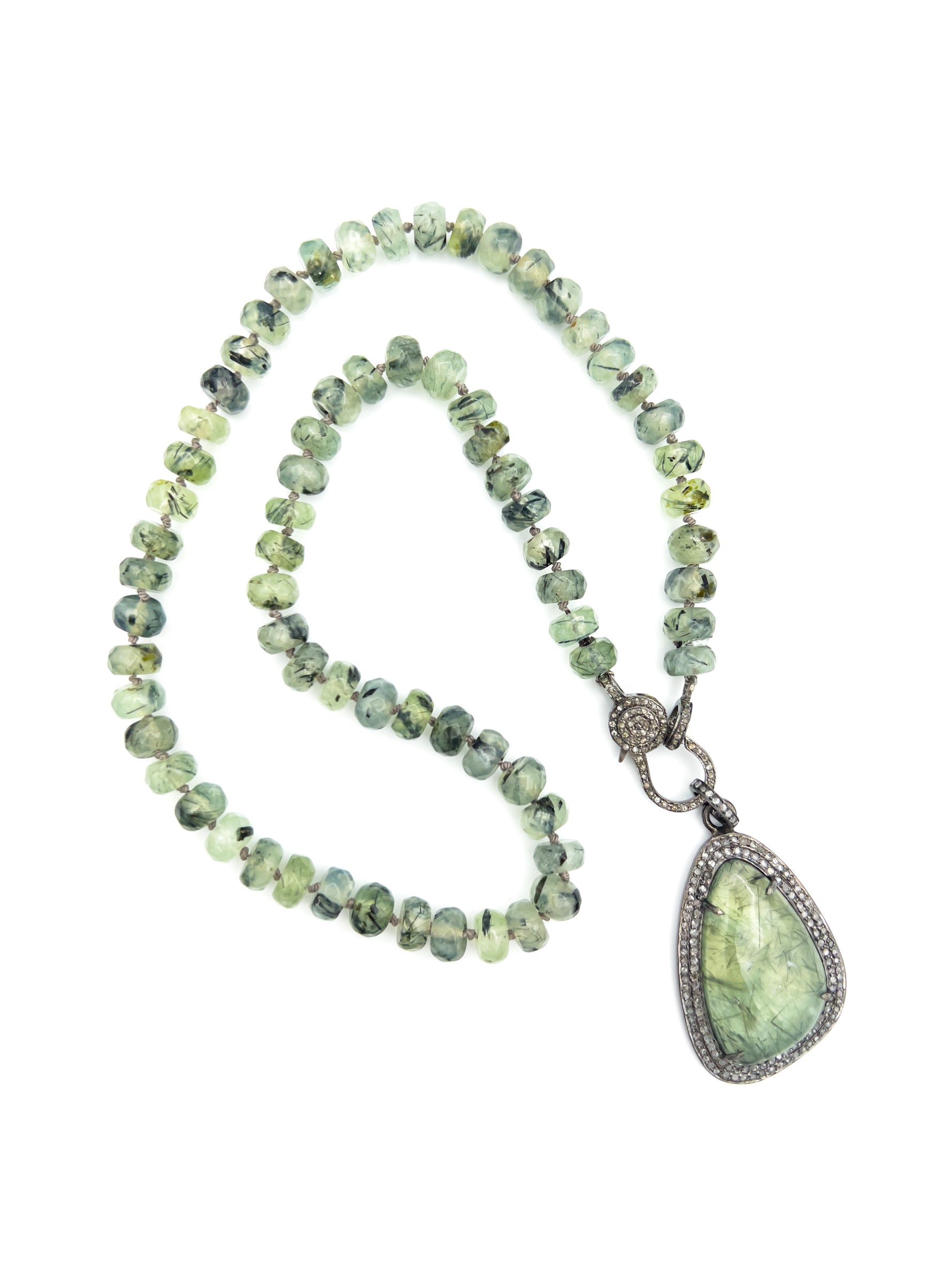 Prehnite Necklace and Pendant | Ulka Rocks