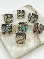 Sterling Silver Confetti Rings | Ulka Rocks