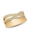 Arcadia diamond ring in 14k yellow gold