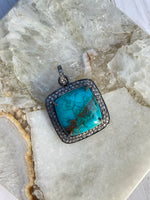 Tiago Collection - Shattuckite and Chrysocolla Pendants | Ulka Rocks