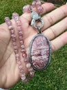 Custom Order - Strawberry Quartz Necklace and Pendant