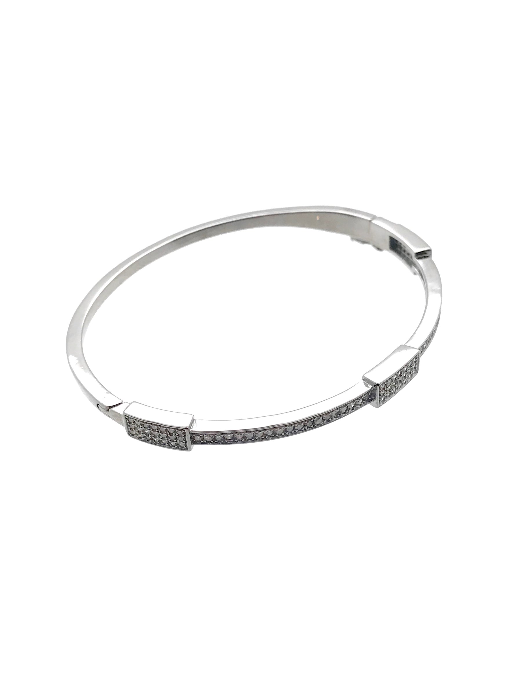 Diamond Bracelet in Sterling Silver | Ulka Rocks