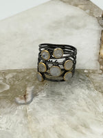 Sterling Silver Confetti Rings | Ulka Rocks