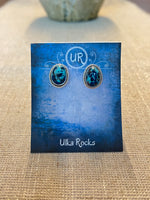 Natural Gemstone Sterling Silver Stud Earrings | Ulka Rocks