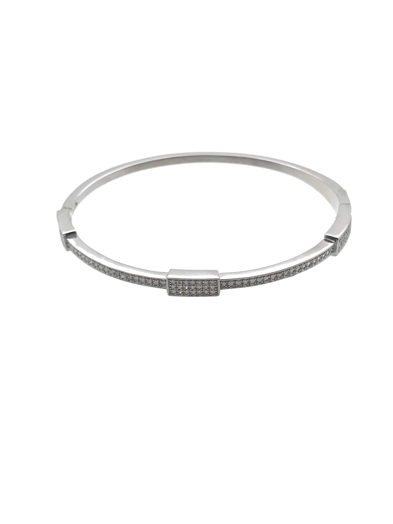 Diamond Bracelet in Sterling Silver | Ulka Rocks