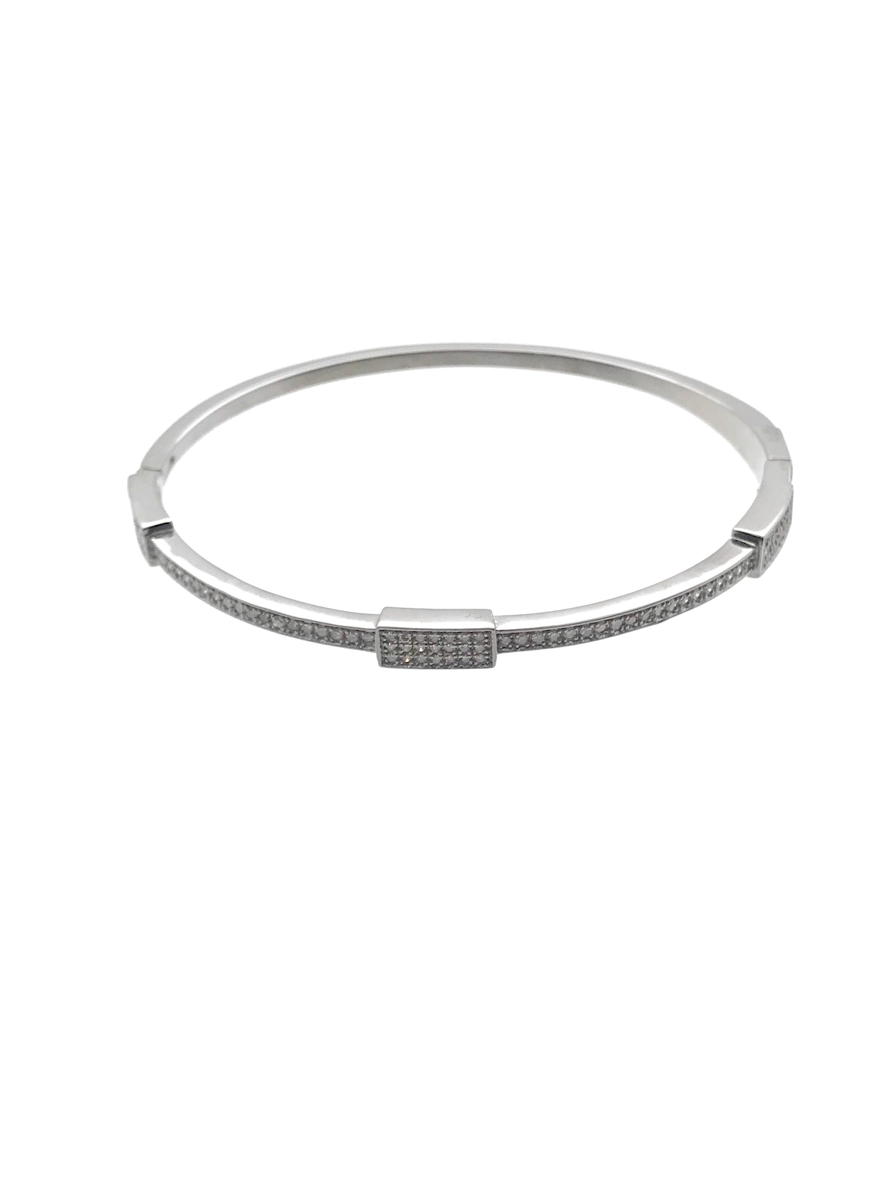 Diamond Bracelet in Sterling Silver | Ulka Rocks