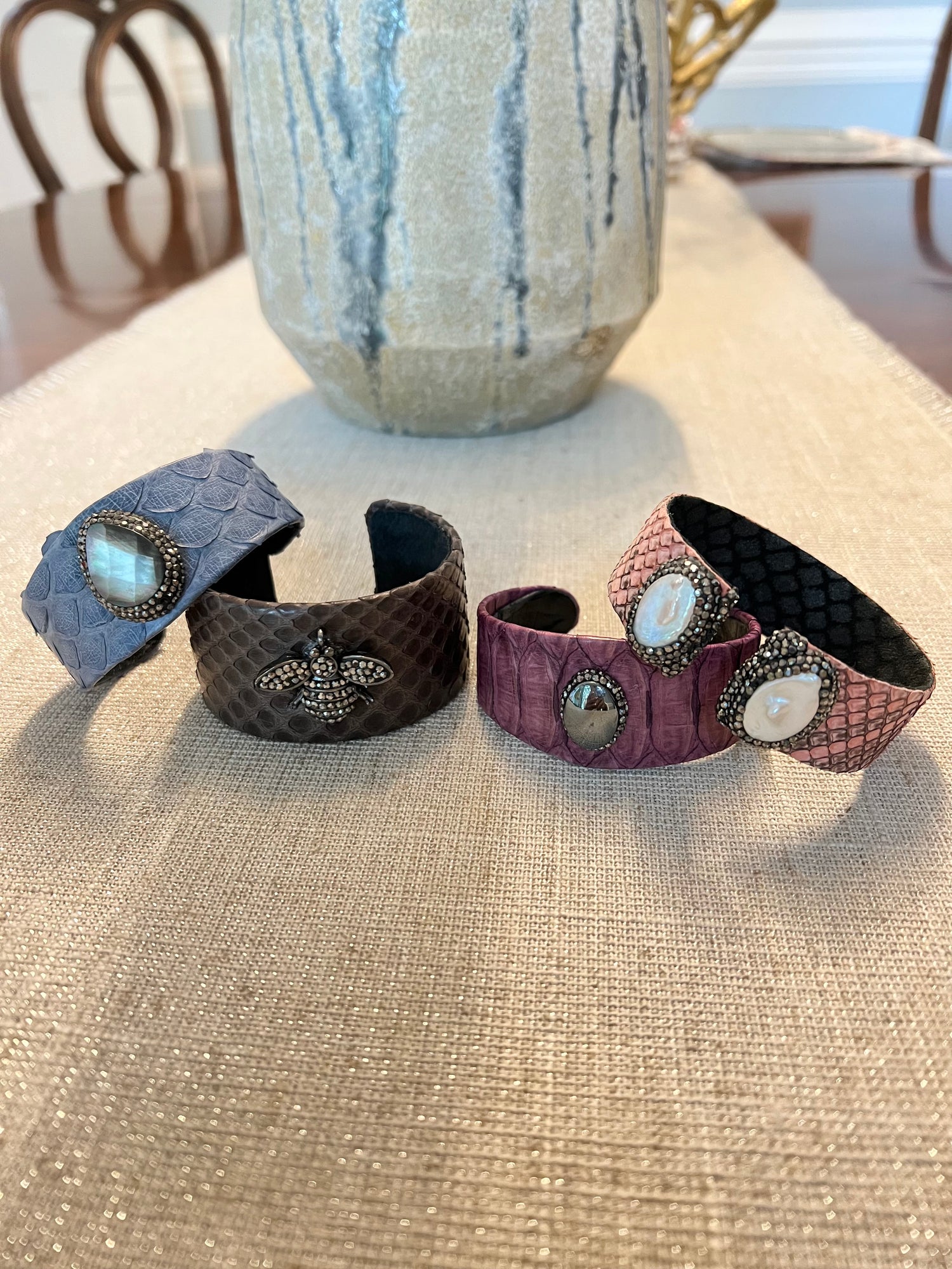 Leather Bracelet Cuffs | Ulka Rocks
