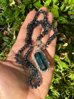 London Blue Necklace and London Blue Diamond Pendant | Ulka Rocks