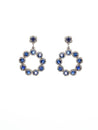 Blue Sapphire Statement Earrings