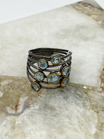 Sterling Silver Confetti Rings | Ulka Rocks