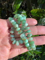 Cresson Collection - Chrysoprase Necklace and Peruvian Green Opal Pendant | Ulka Rocks