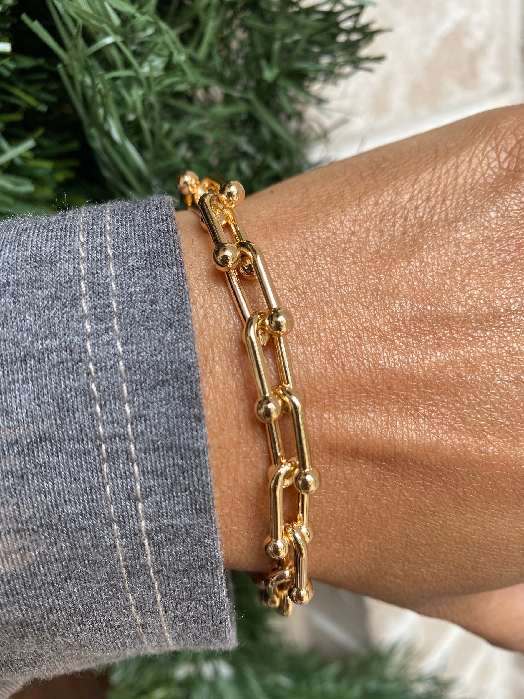 Tira Collection - Ball Hook Chain Necklace and Bracelet | Ulka Rocks