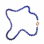 Helotes Prestige Collection - Amazing Violet Purple Tanzanite 18" Necklace with 14K Clasp | Ulka Rocks