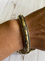 Shiloh Bracelet - Gold Clover | Ulka Rocks