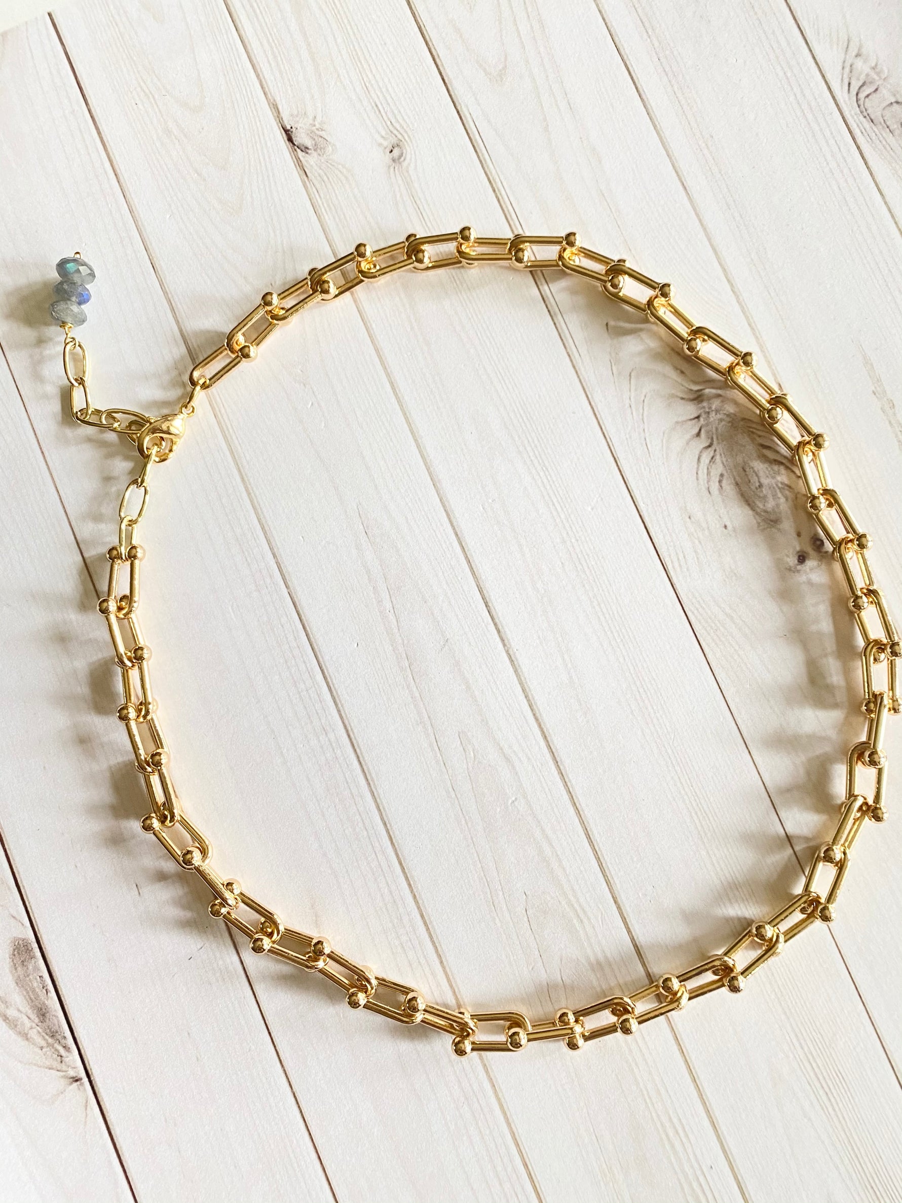 Tira Collection - Ball Hook Chain Necklace and Bracelet | Ulka Rocks