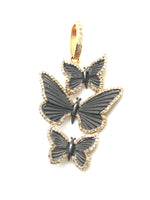 Diamond Butterfly Necklace in 14K Gold & Silver | Ulka Rocks