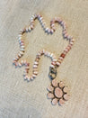 Custom Order:  Morganite Flower Pendant and Necklace