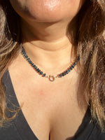 Helotes Prestige Collection - Gorgeous London Blue 18" Necklace with 14K Clasp | Ulka Rocks