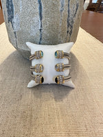 7" Aquamarine & Citrine Cuff | Ulka Rocks